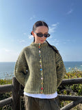 Striped Cardigan Knitting Pattern