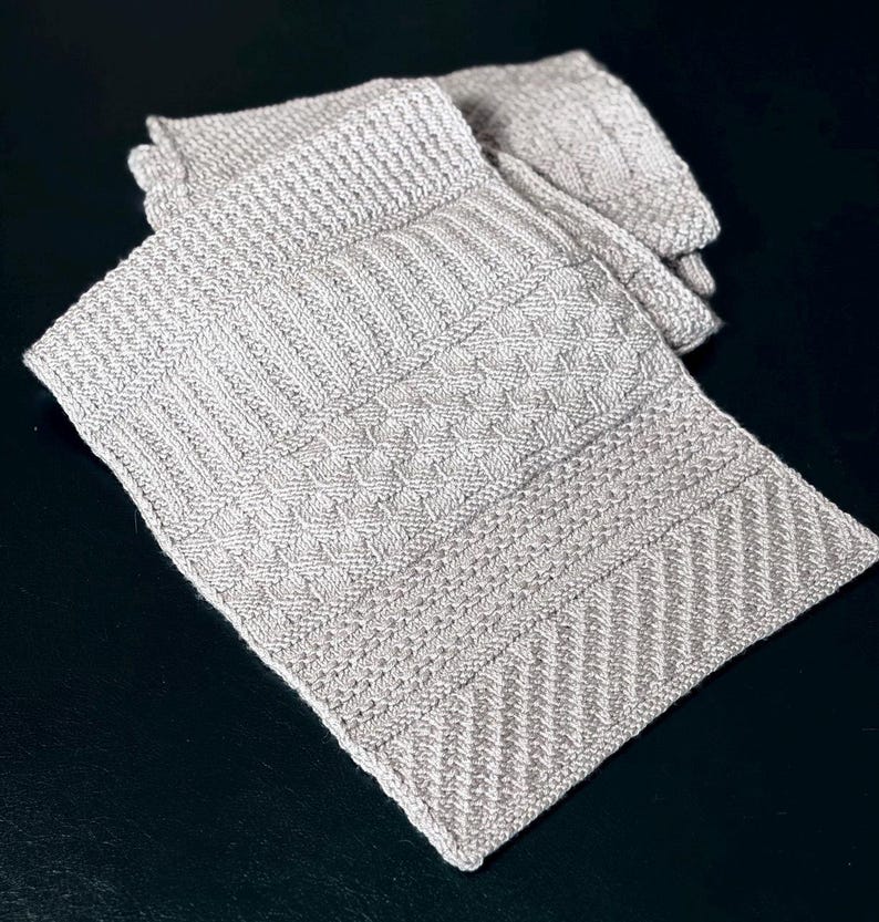 Reversible Scarf Knitting Pattern