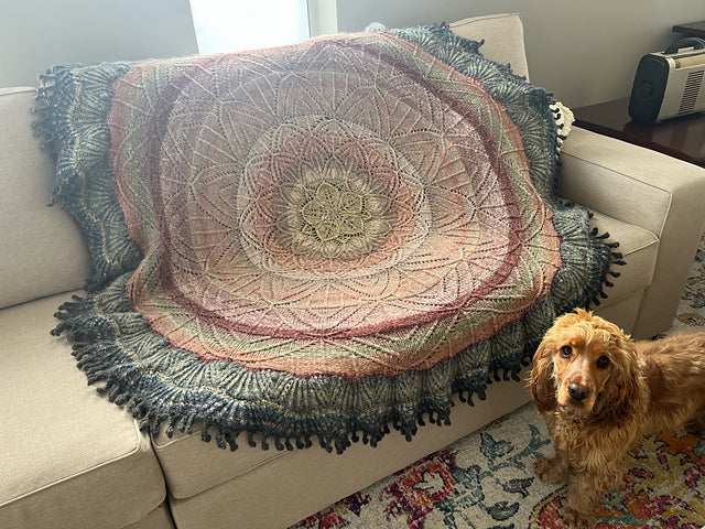 Ornate Blanket Knitting Pattern