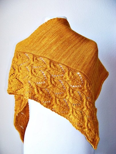Sunflower Shawl Knitting Pattern