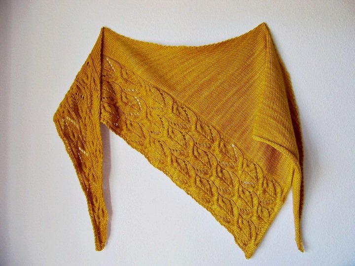 Sunflower Shawl Knitting Pattern