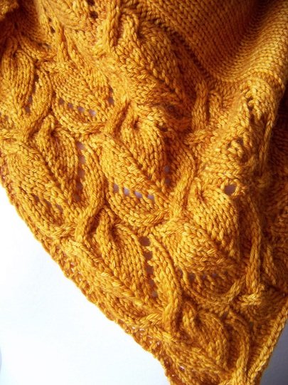 Sunflower Shawl Knitting Pattern