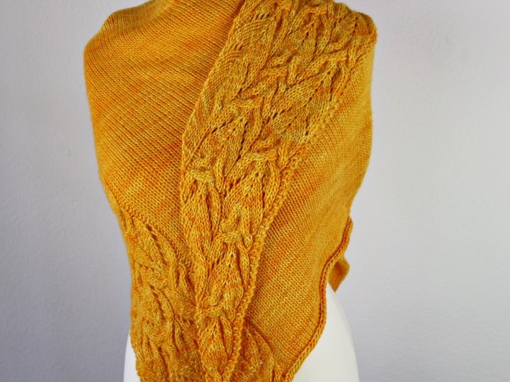 Sunflower Shawl Knitting Pattern