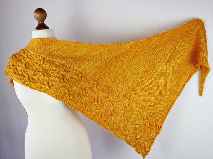 Sunflower Shawl Knitting Pattern