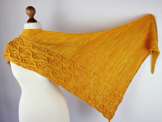 Sunflower Shawl Knitting Pattern