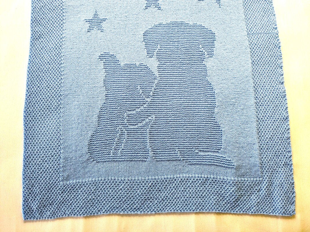 Night Sky Baby Blanket Knitting Pattern