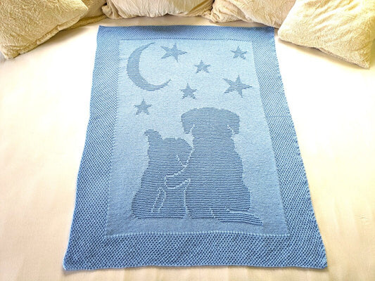 Night Sky Baby Blanket Knitting Pattern