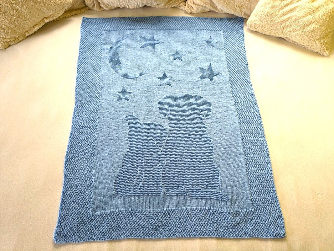 Night Sky Baby Blanket Knitting Pattern