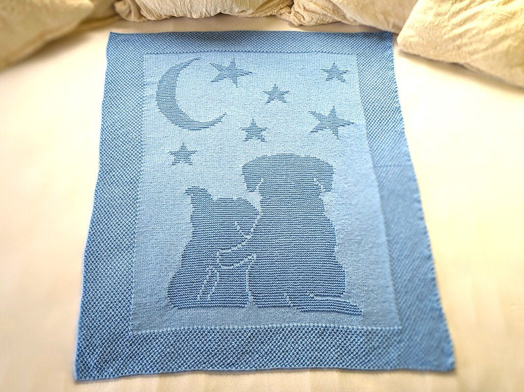 Night Sky Baby Blanket Knitting Pattern