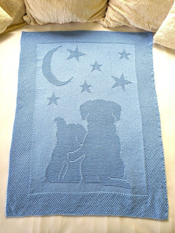 Night Sky Baby Blanket Knitting Pattern