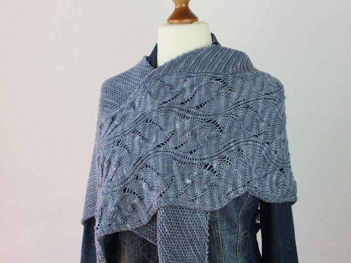 Wave Shawl Knitting Pattern