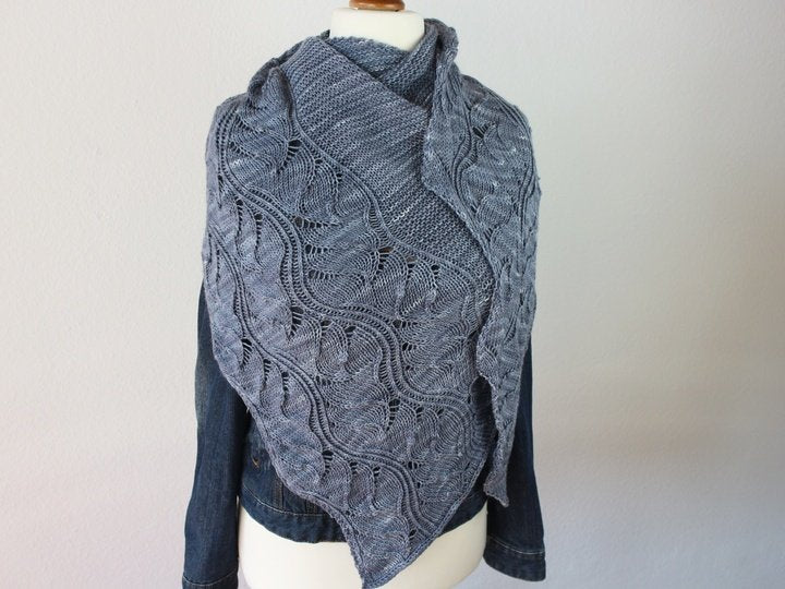 Wave Shawl Knitting Pattern