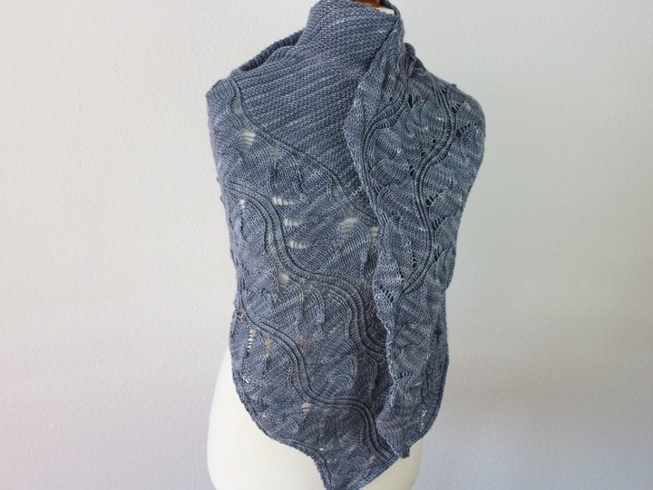 Wave Shawl Knitting Pattern
