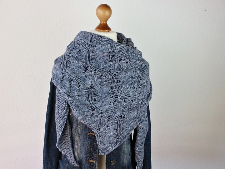 Wave Shawl Knitting Pattern