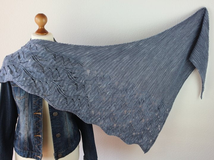 Wave Shawl Knitting Pattern
