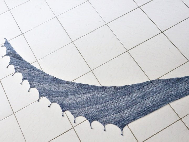 Tail Shawl  Knitting Pattern