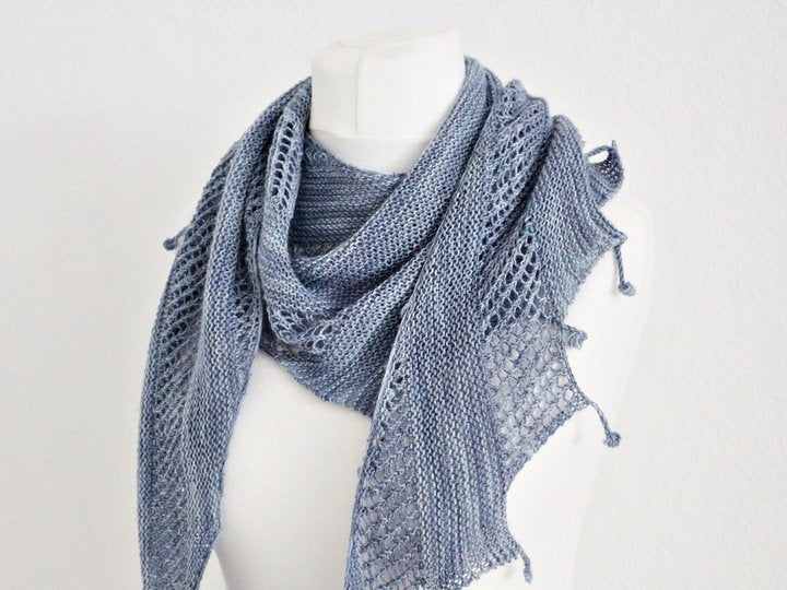 Tail Shawl  Knitting Pattern