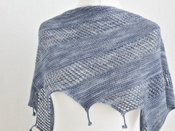 Tail Shawl  Knitting Pattern