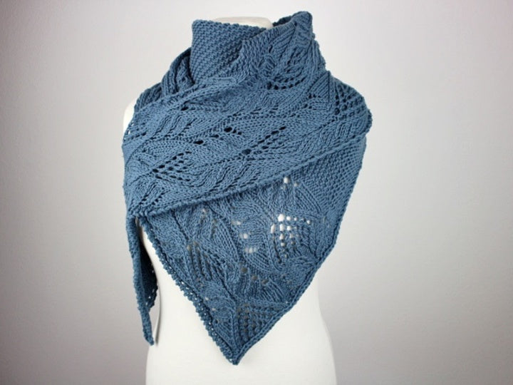 Leaf Lace Shawl Knitting Pattern