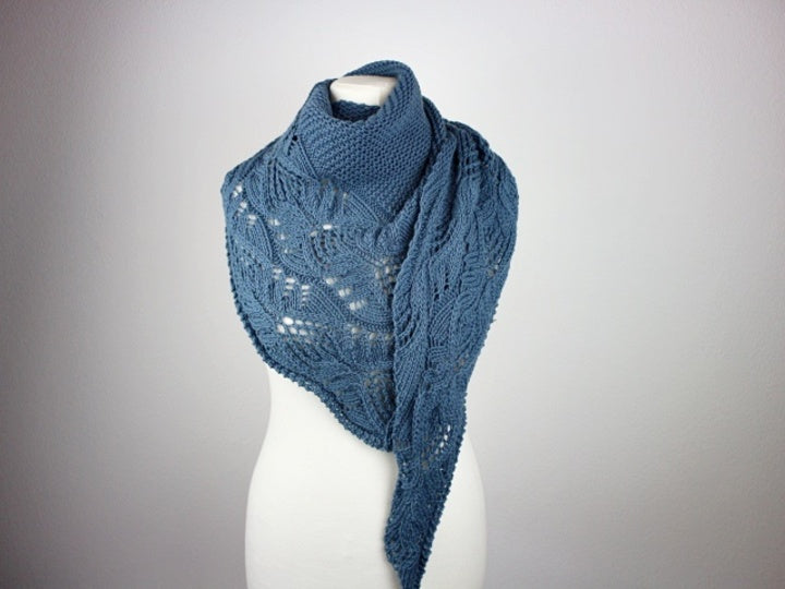 Leaf Lace Shawl Knitting Pattern