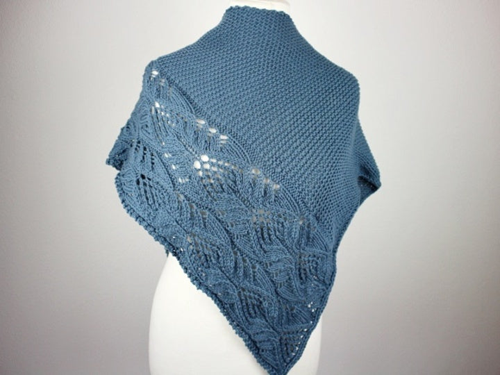 Leaf Lace Shawl Knitting Pattern