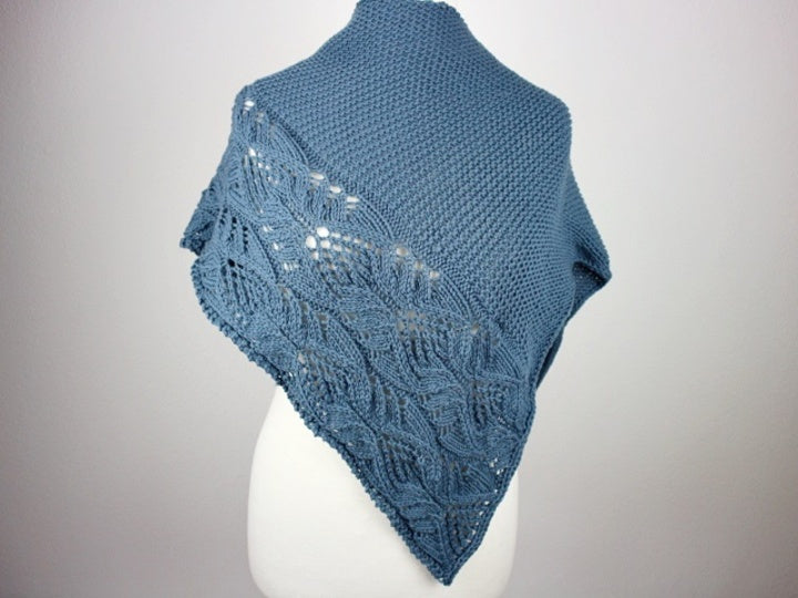 Leaf Lace Shawl Knitting Pattern