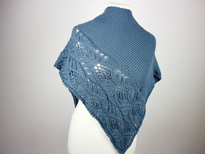 Leaf Lace Shawl Knitting Pattern