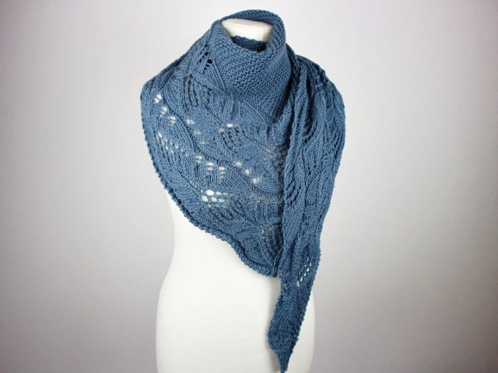 Leaf Lace Shawl Knitting Pattern