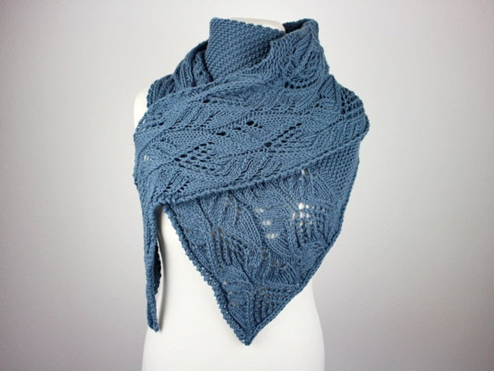 Leaf Lace Shawl Knitting Pattern