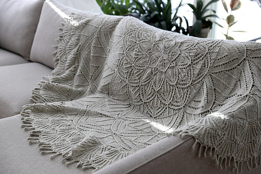 Ornate Blanket Knitting Pattern