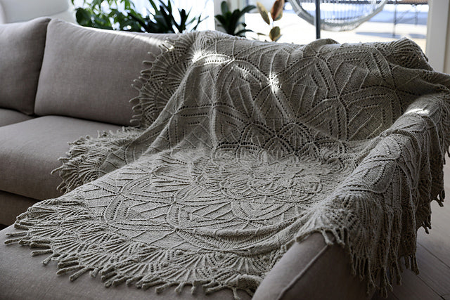 Ornate Blanket Knitting Pattern