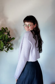 Lace Panel Cardigan Knitting Pattern