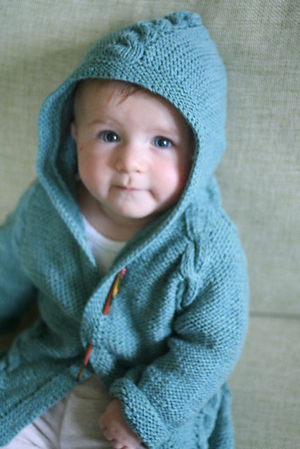 Cable Hoodie Knitting Pattern