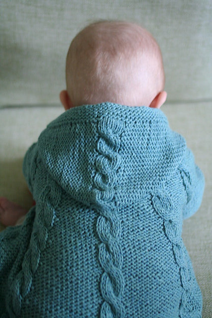 Cable Hoodie Knitting Pattern