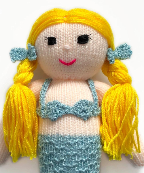 Mermaid Doll Knitting Pattern