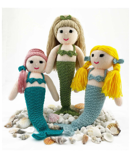 Mermaid Doll Knitting Pattern