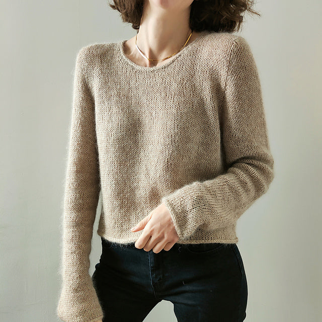 Soft Basic Sweater Knitting Pattern