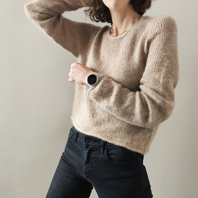 Soft Basic Sweater Knitting Pattern