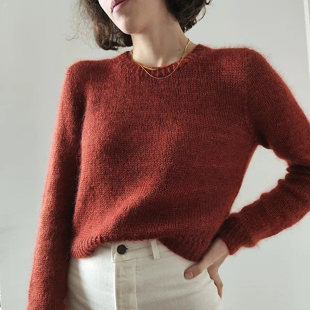 Soft Basic Sweater Knitting Pattern