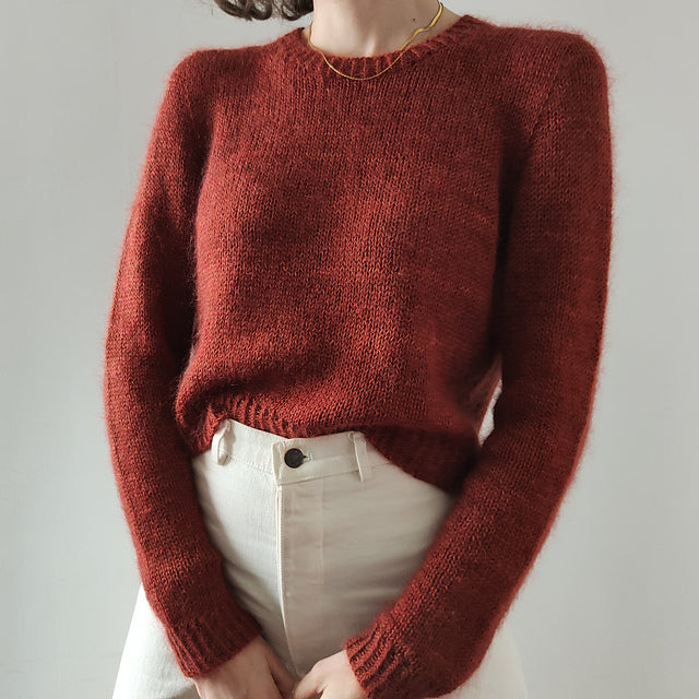 Soft Basic Sweater Knitting Pattern