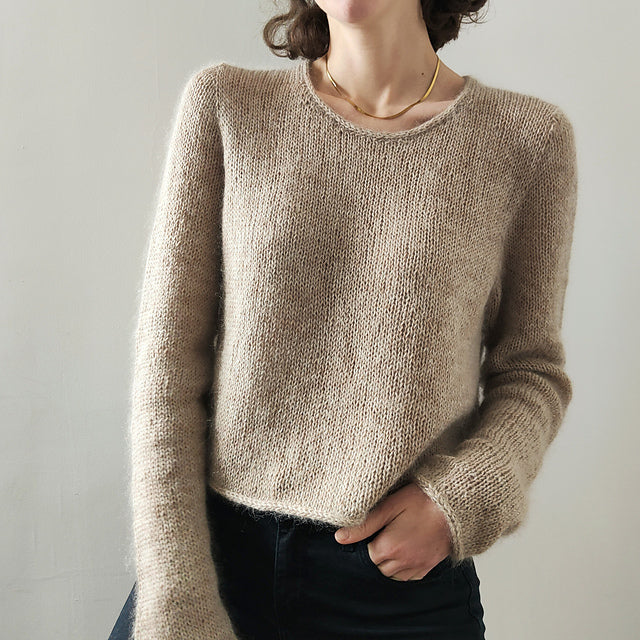 Soft Basic Sweater Knitting Pattern
