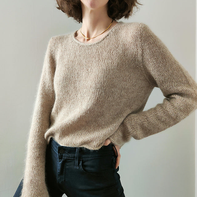 Soft Basic Sweater Knitting Pattern