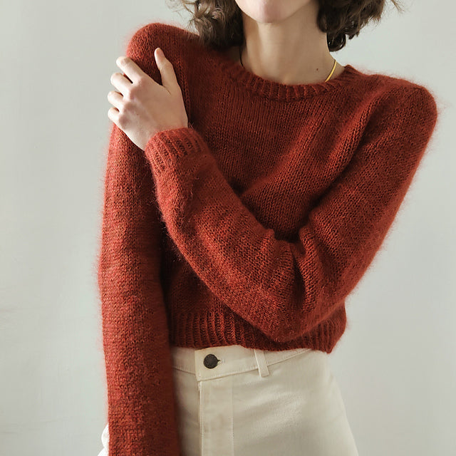 Soft Basic Sweater Knitting Pattern