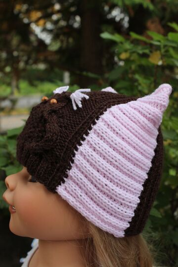 Owl Hat Knitting Pattern