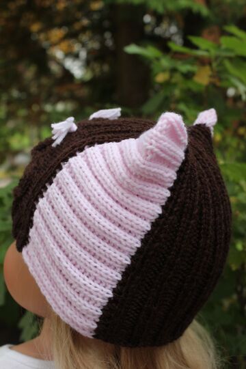 Owl Hat Knitting Pattern