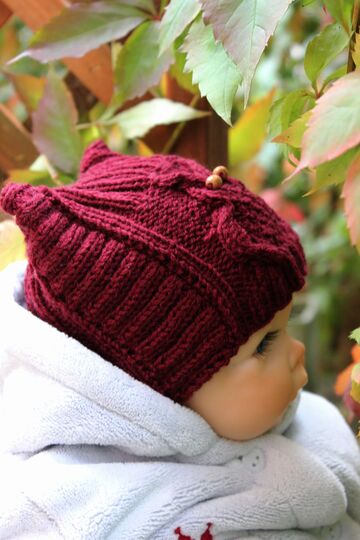 Owl Hat Knitting Pattern