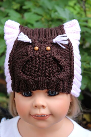 Owl Hat Knitting Pattern