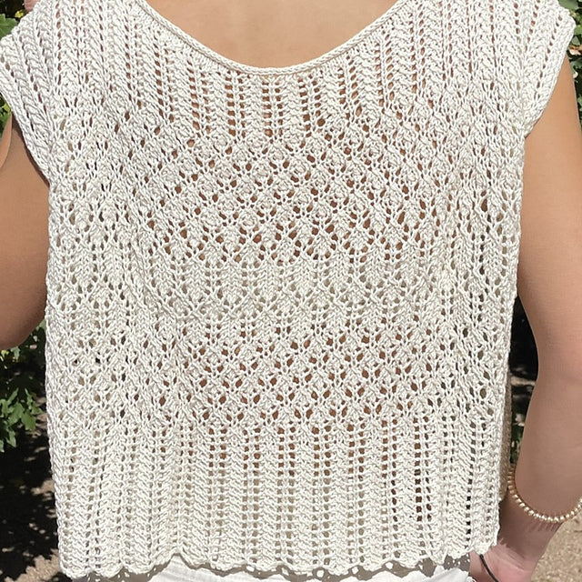 Easy Lace Top Knitting Pattern