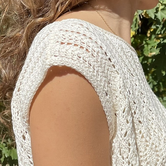 Easy Lace Top Knitting Pattern
