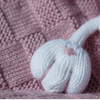 Bunny Baby Blanket Knitting Pattern